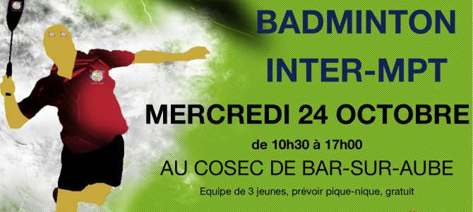 tournoi badminton inter club ados